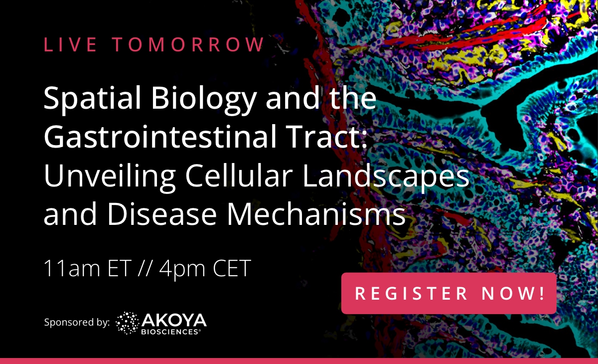 Webinar: Spatial Biology and the Gastrointestinal Tract: Unveiling Cellular Landscapes and Disease Mechanisms